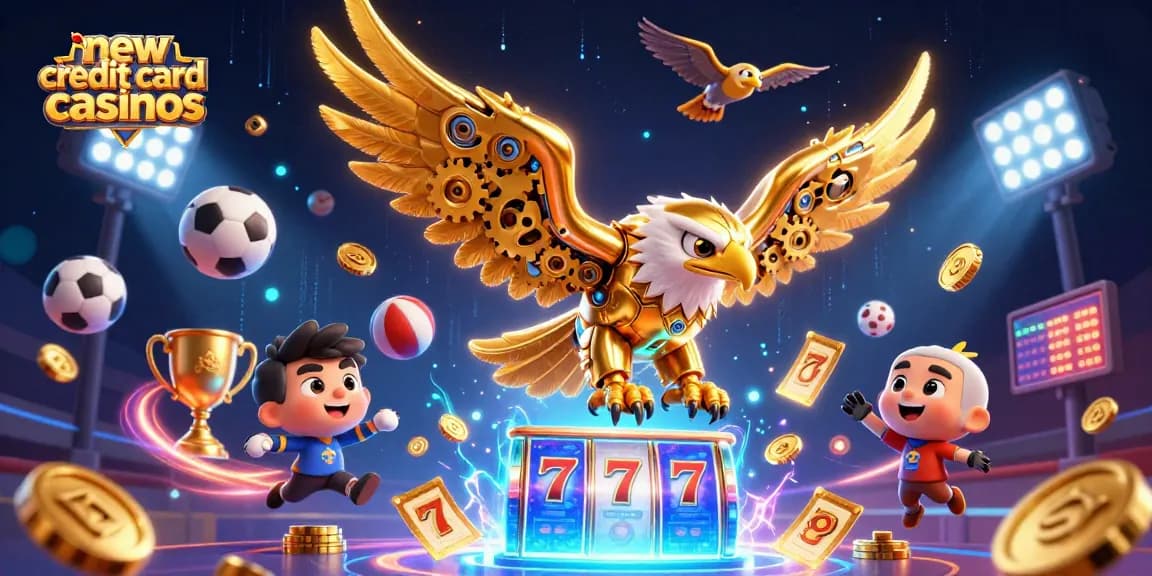 Experience the excitement at new credit card casinos with golden eagles, dynamic gameplay, and thrilling bonuses.