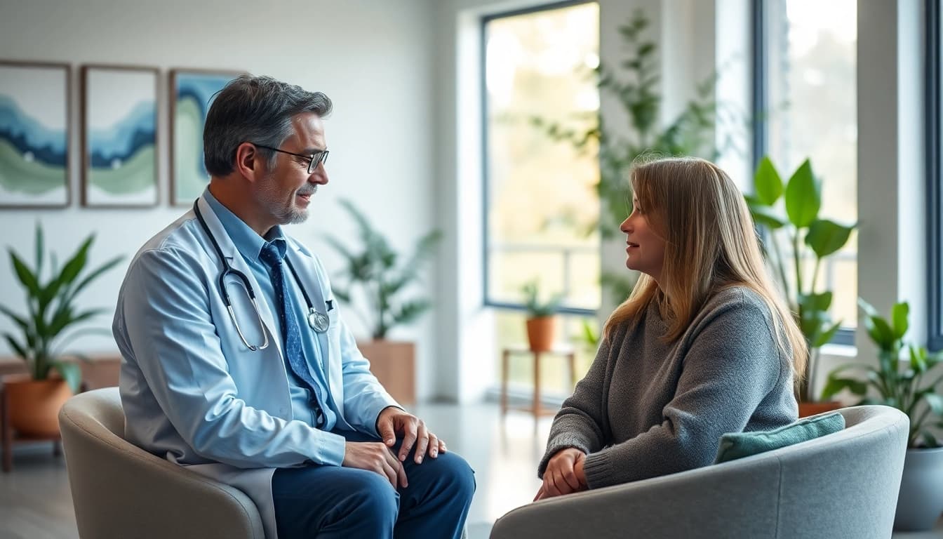Psychiatrists in dubai offering professional counseling in a calm office environment