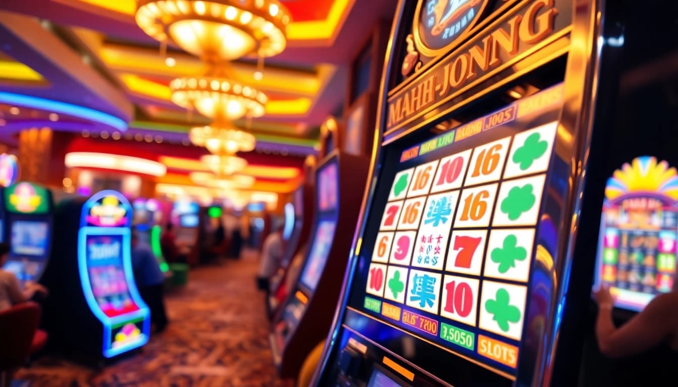 Slot demo mahjong pada mesin slot unik mengundang perhatian di kasino berkilauan.