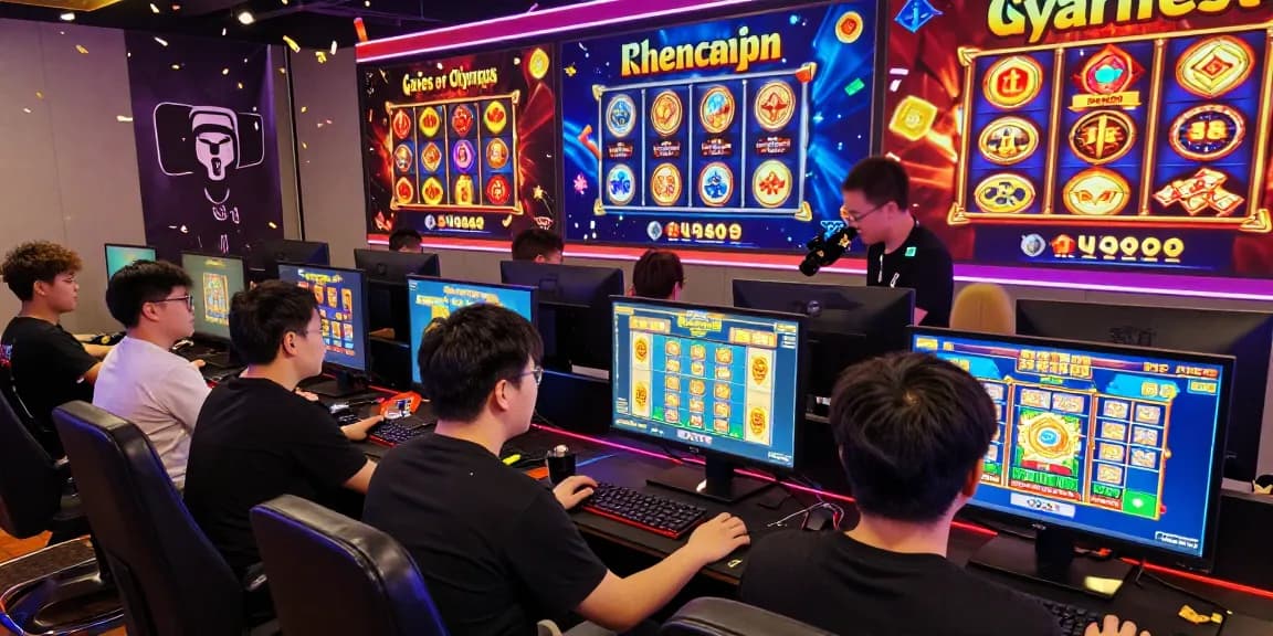 Players enjoying thrilling slot88 games in an exciting online gaming atmosphere.