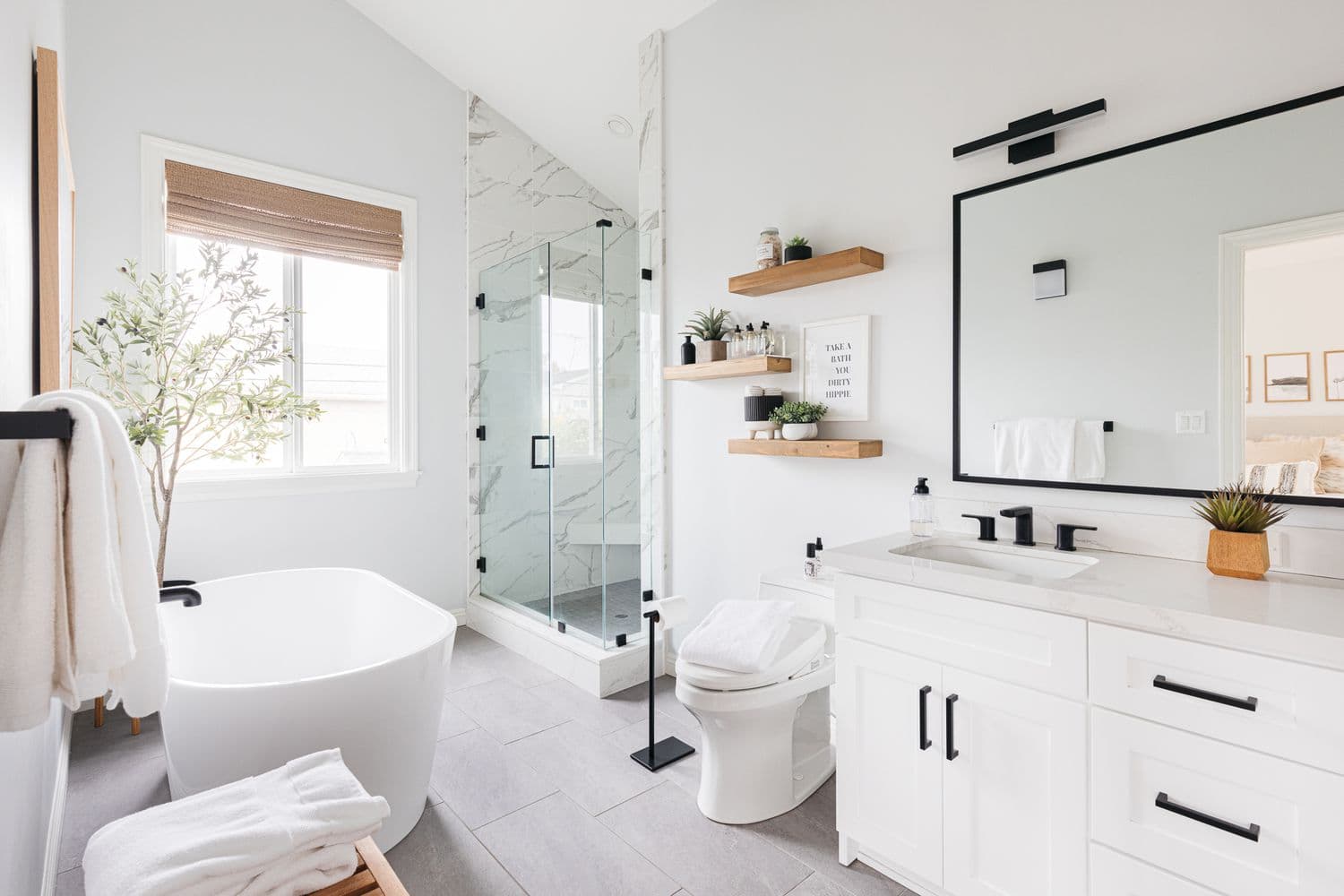 Corner Shower Screen Frameless for Stylish Interiors