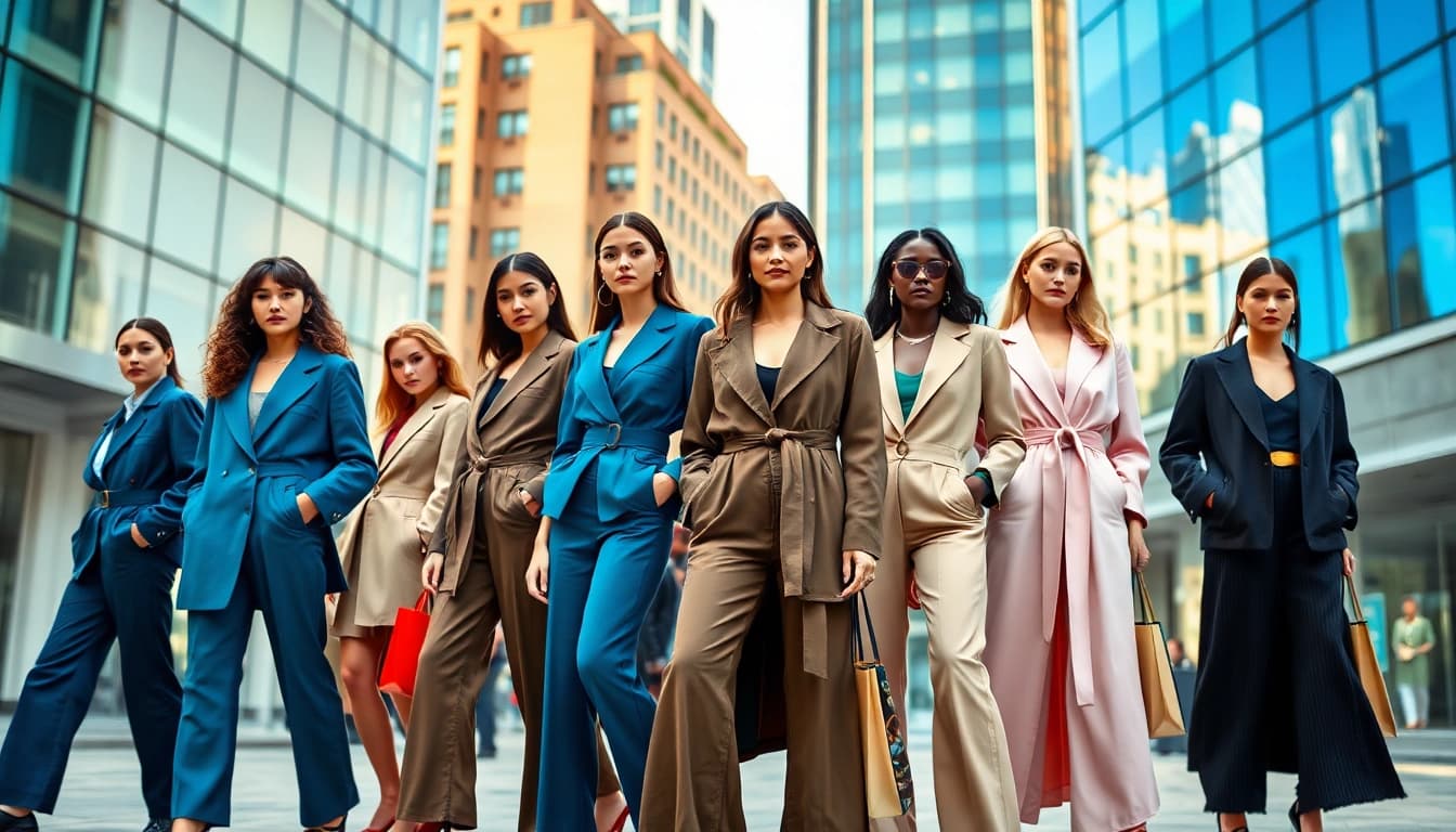 Explore fashion ideas with models wearing the latest styles from https://www.northernfashions.com in an urban setting.