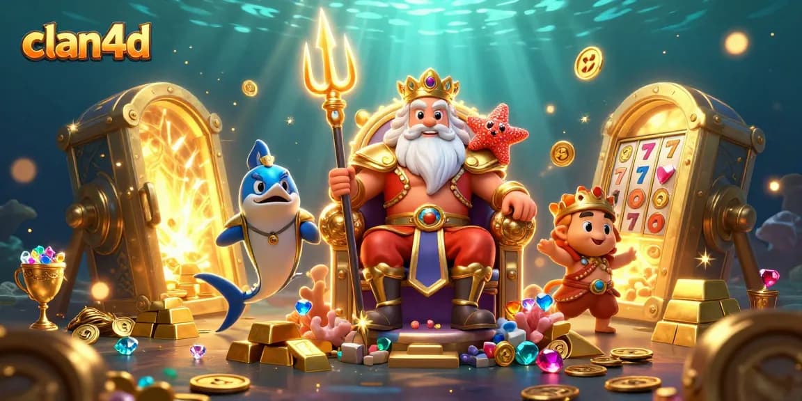 Engage in thrilling gameplay at clan4d with vibrant underwater treasures and exciting slot elements.