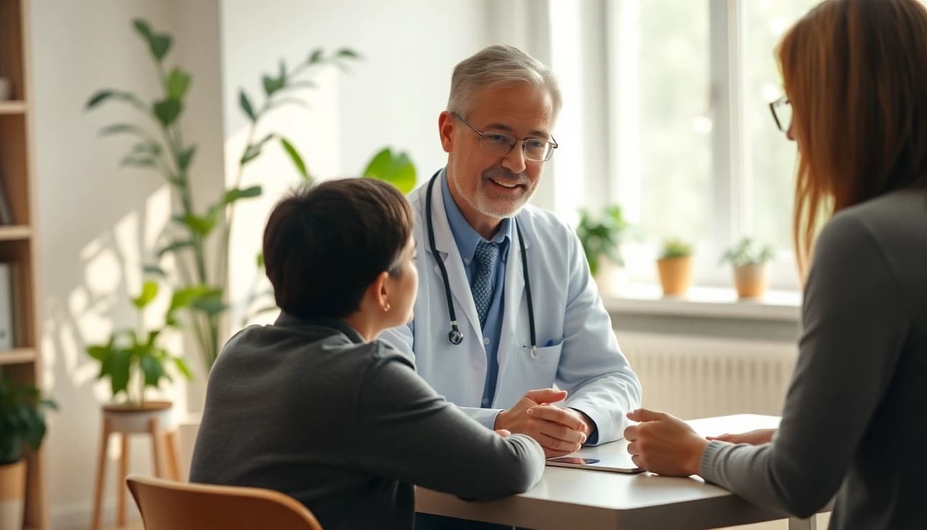Consultation with the best psychiatrist in dubai showcasing a warm atmosphere in a professional setting.