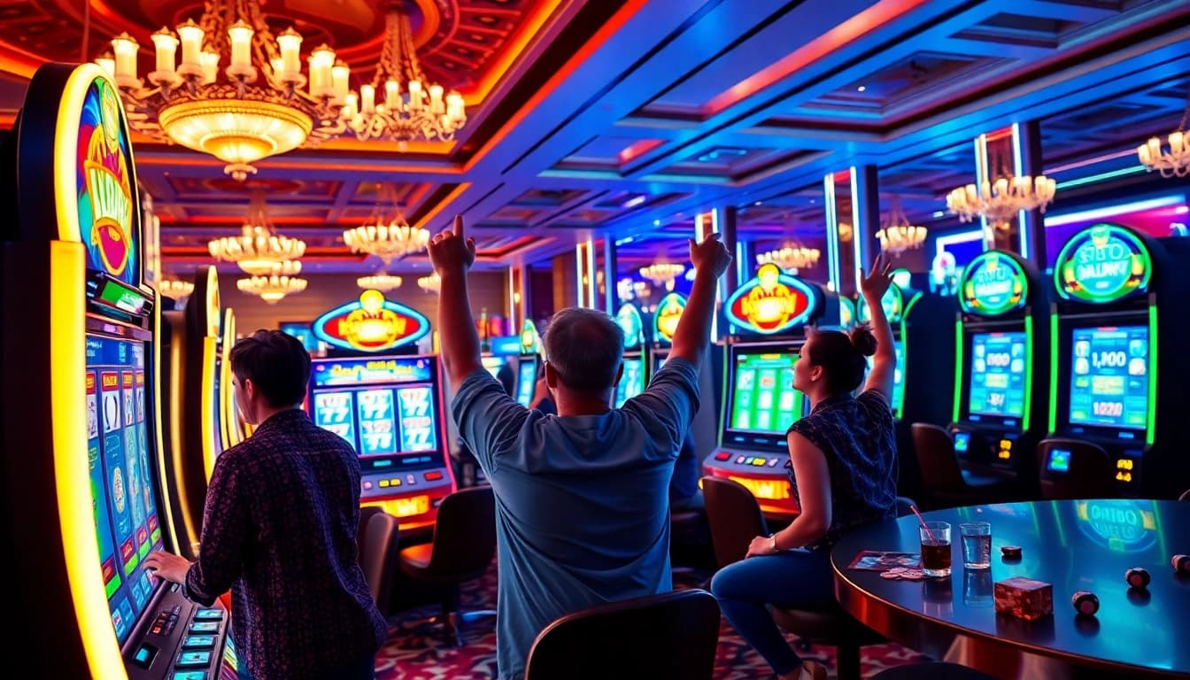 Menangkan slot deposit 1000 dengan beragam mesin slot yang cemerlang dan perayaan di kasino.