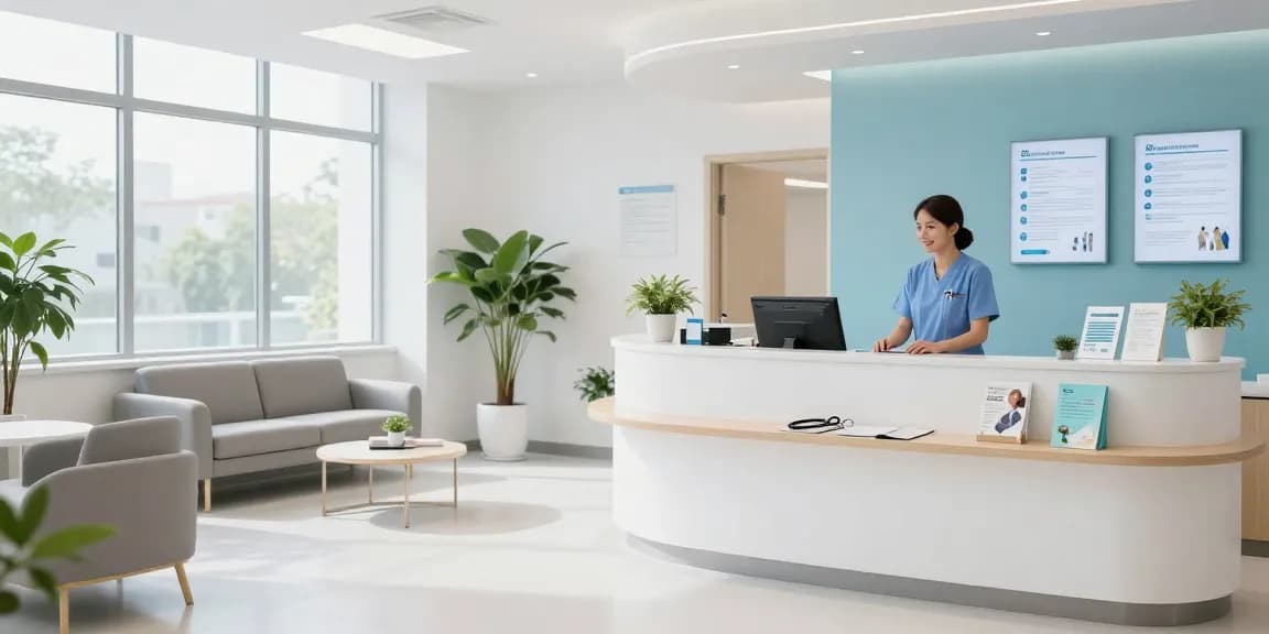 Affordable self-employed health insurance options for patient care services and doctor consultations in a welcoming health clinic environment.