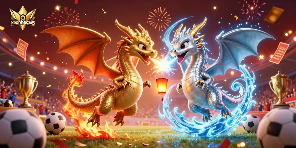 Experience dynamic sports action with keonhacai5's vibrant dragons and thrilling betting scene.