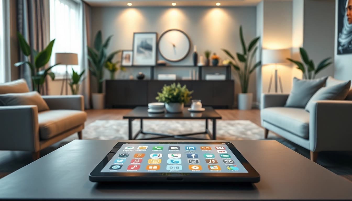 Découvrez l'intégration de smartmetal-fontainebleau.fr dans un espace moderne avec des appareils élégants.