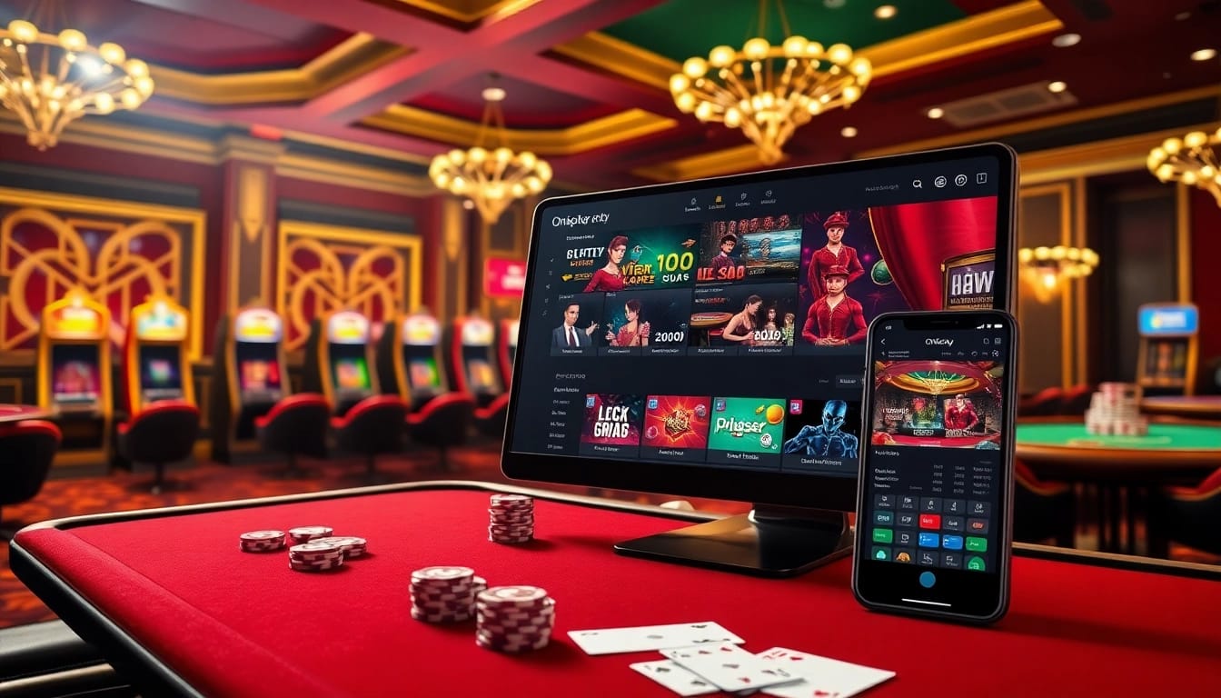 Engage in exciting online betting with Onicplay's vibrant casino scene.