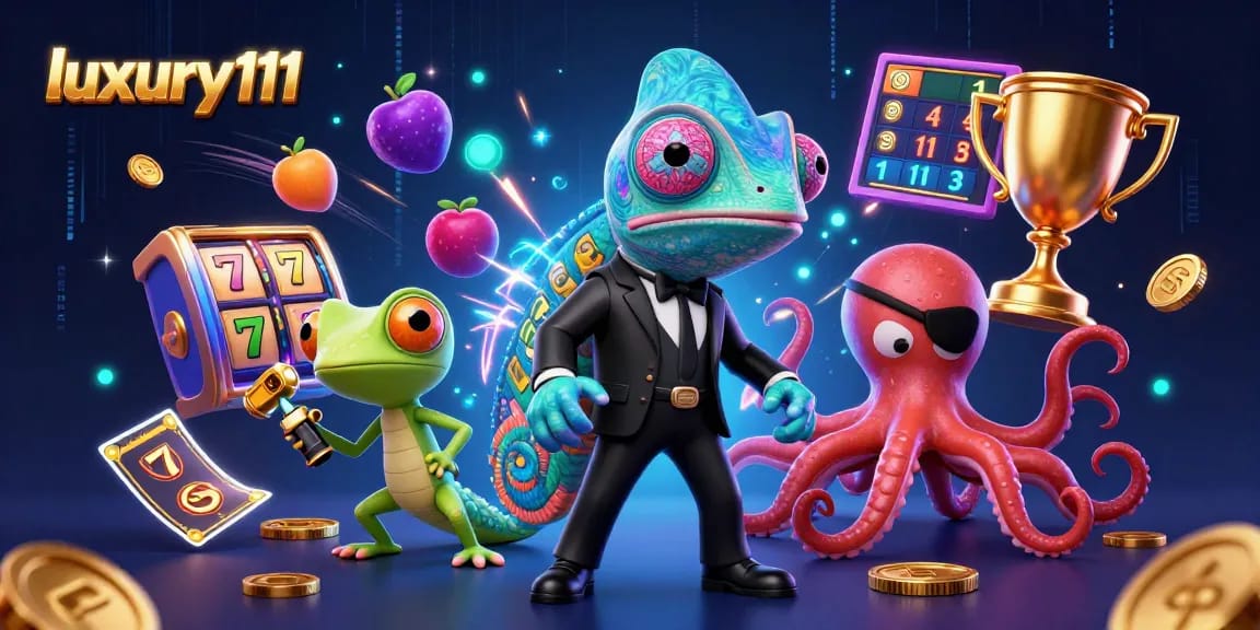 Engage in exciting gaming with luxury111, featuring dynamic slots, vibrant characters, and thrilling casino elements.