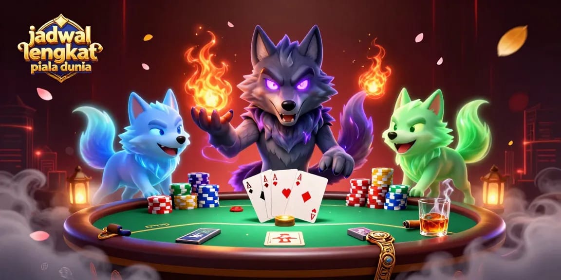 Engage in the thrilling jadwal lengkap piala dunia with a dynamic gaming scene featuring vibrant poker action and enchanting visuals.