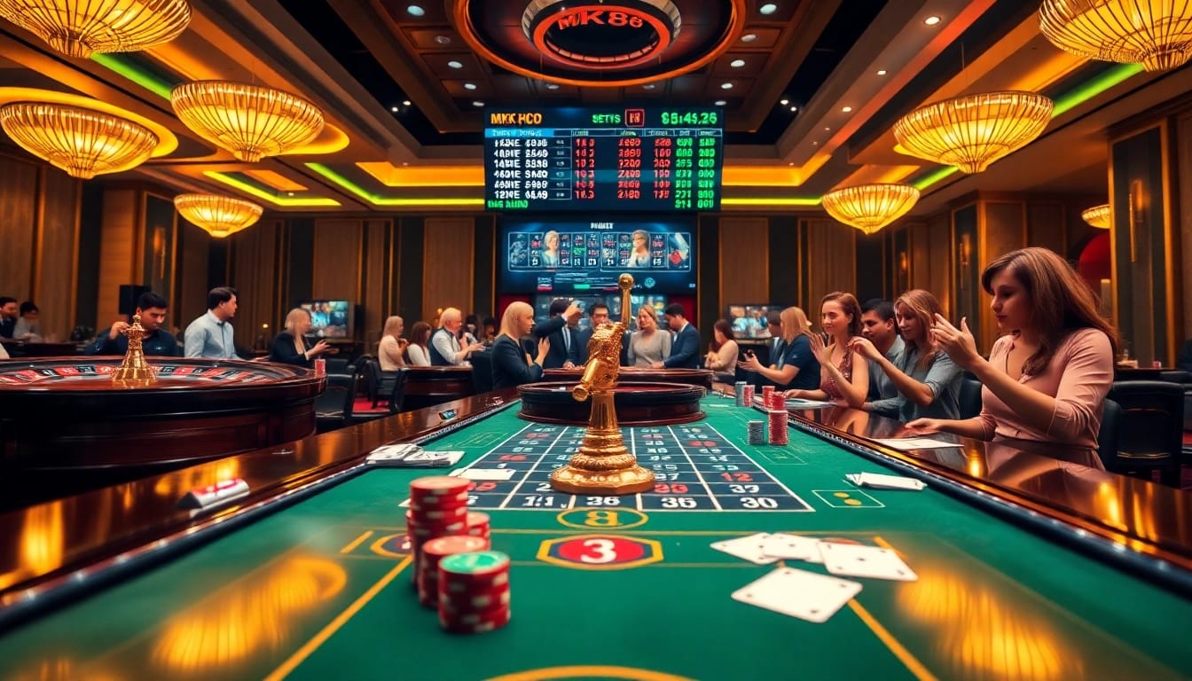 Experience thrilling gameplay at mk8th.net with engaging table games and vibrant casino atmosphere.