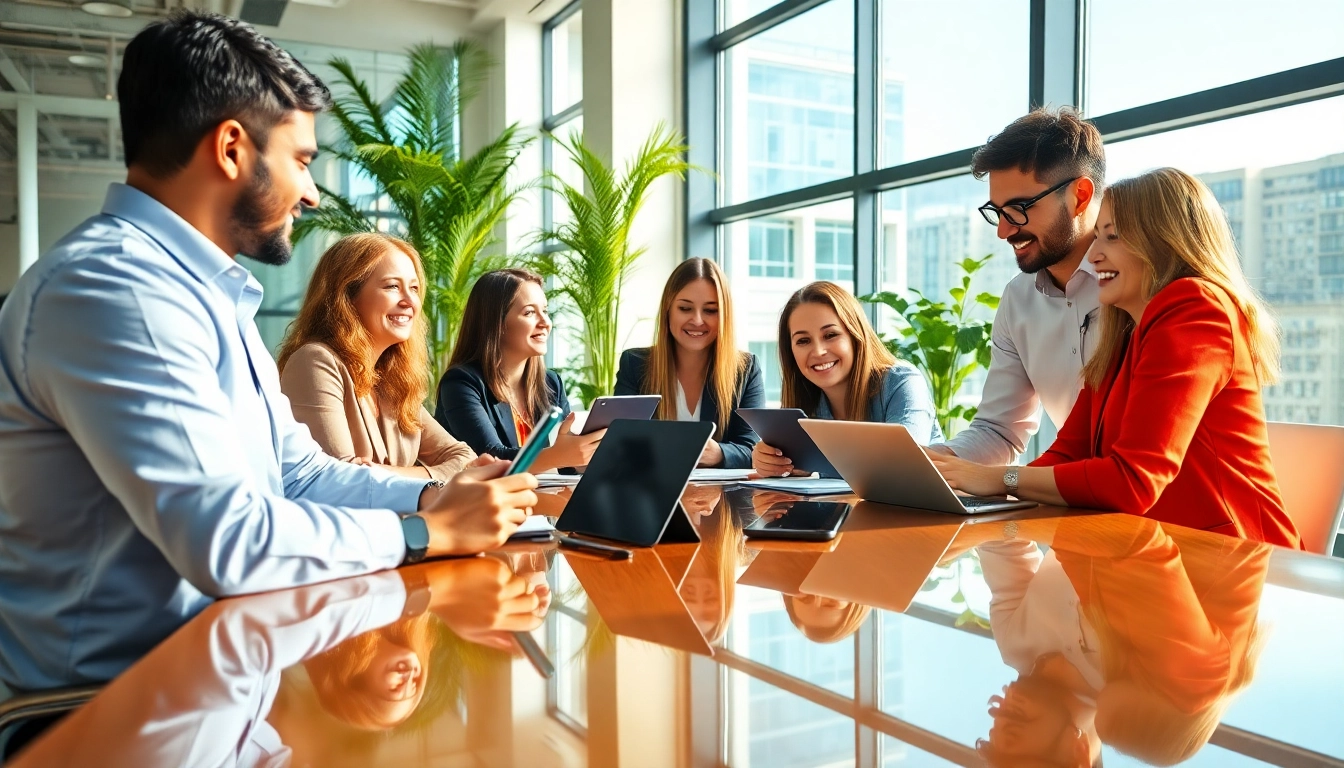 Enhancing strategy discussions at https://www.medexdtc.com with diverse healthcare professionals in a modern office.