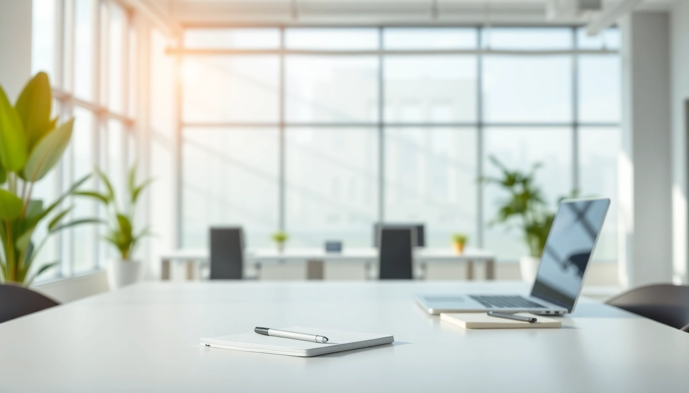 Enhance your productivity with the modern workspace at https://fhpts.com showcasing a sleek desk setup.