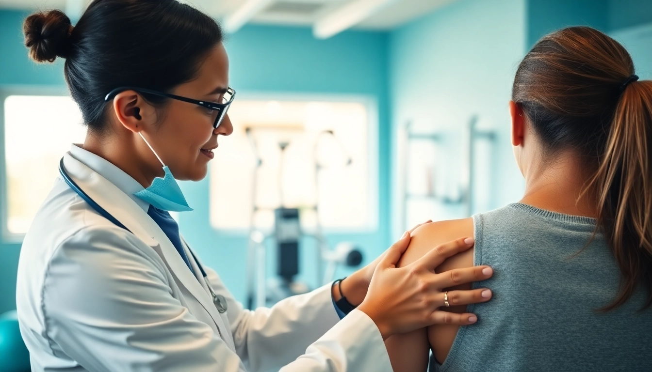 Engaging north edmonton physiotherapy session highlighting patient-therapist interaction.