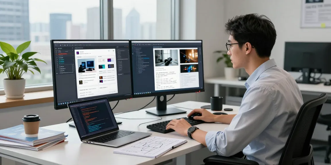 Efficient workspace featuring an ai detector interface for advanced content moderation analysis
