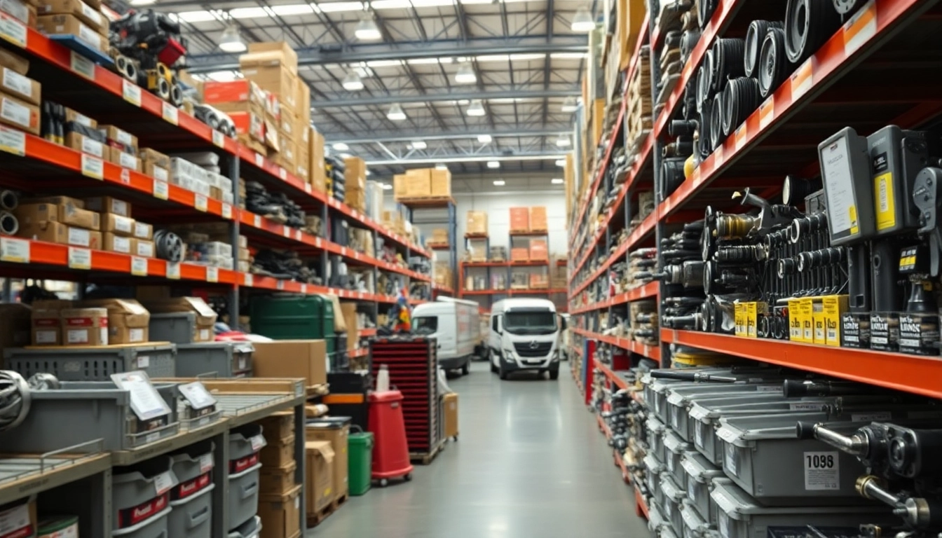 Browse authentic OEM parts at https://factoryoemsupply.com/ featuring organized shelves and tools.