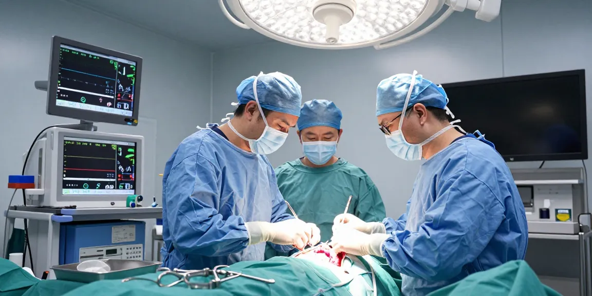 High-stakes beyin tümörü ameliyatı in modern operating room, highlighting surgical precision and care.