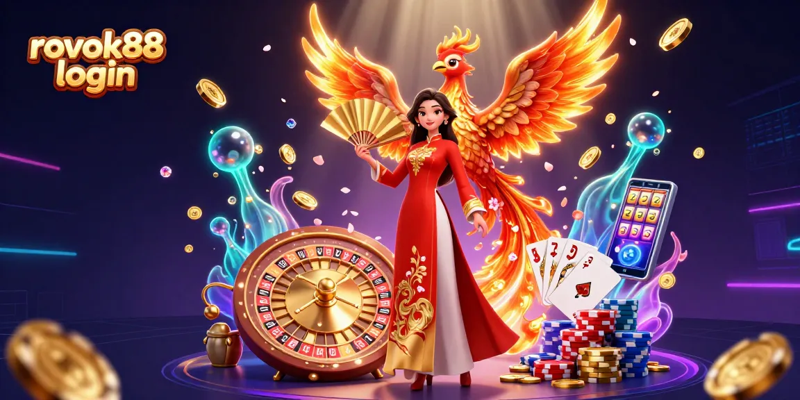 Experience seamless rokok88 login with vibrant casino elements and dynamic characters.