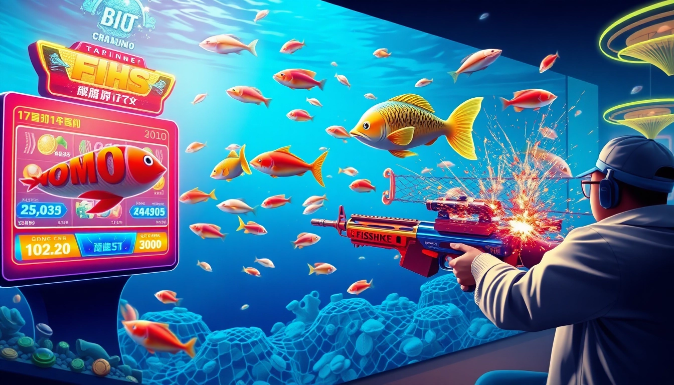 Mẹo bắn cá online showcased in an engaging online gaming environment with vibrant graphics.