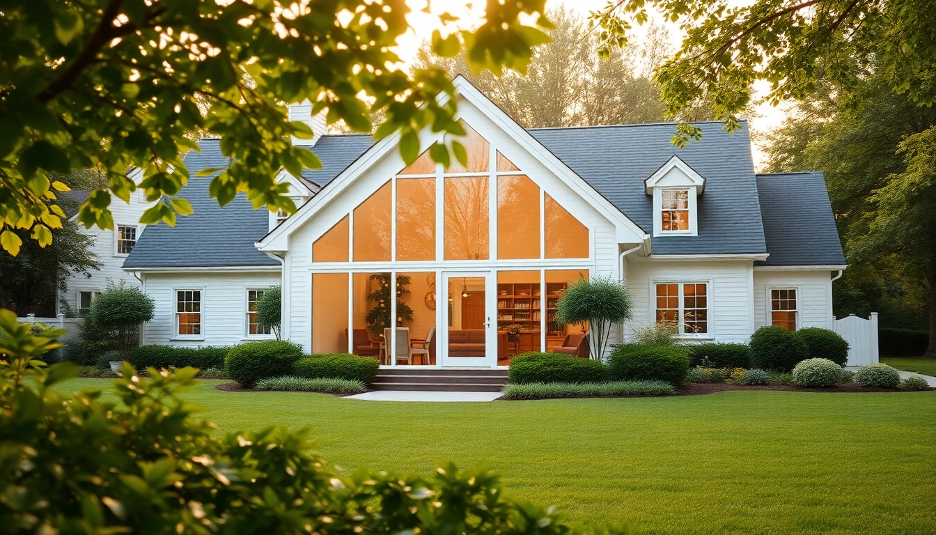 Transformative Cape Style Home In-Law Addition with charming architecture and inviting garden.