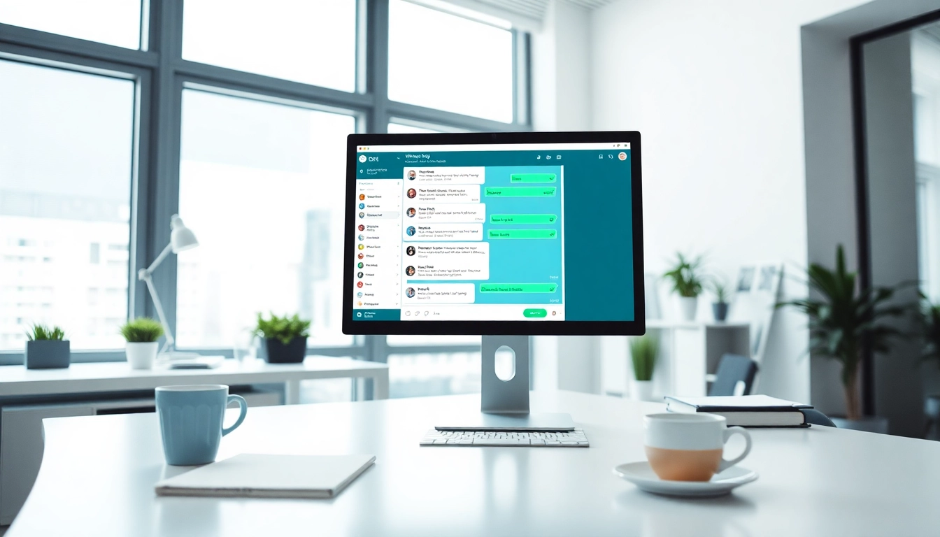 Understanding What is a CRM for WhatsApp in a modern office environment with a focus on customer interactions.