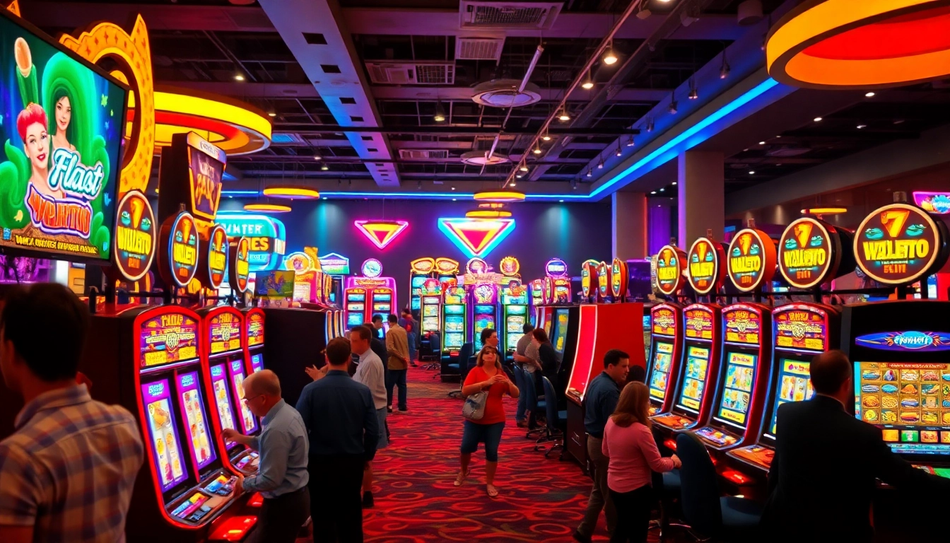 Menyajikan pengalaman menarik walettoto saat bermain mesin slot di kasino yang ramai
