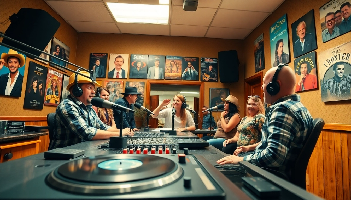 Engaging DJ at https://mycountry955.com radio station enlivening the airwaves with country music.