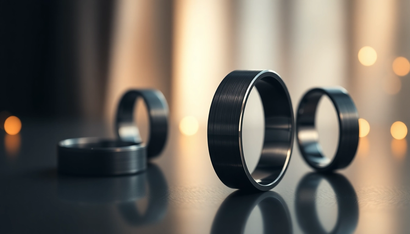 Stylish Gunmetal Wedding Bands for Men: A Modern Choice