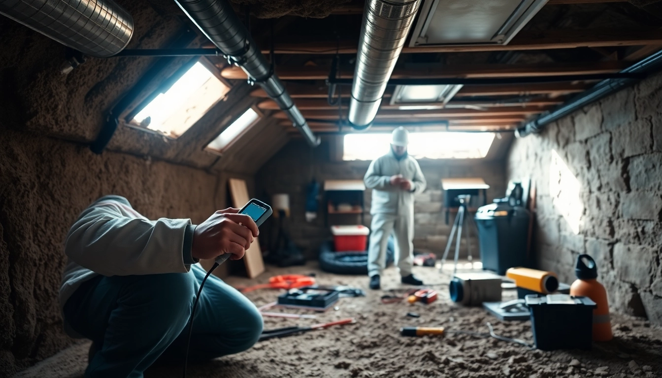 Crawl Space Restoration by professionals ensuring a safe and dry environment