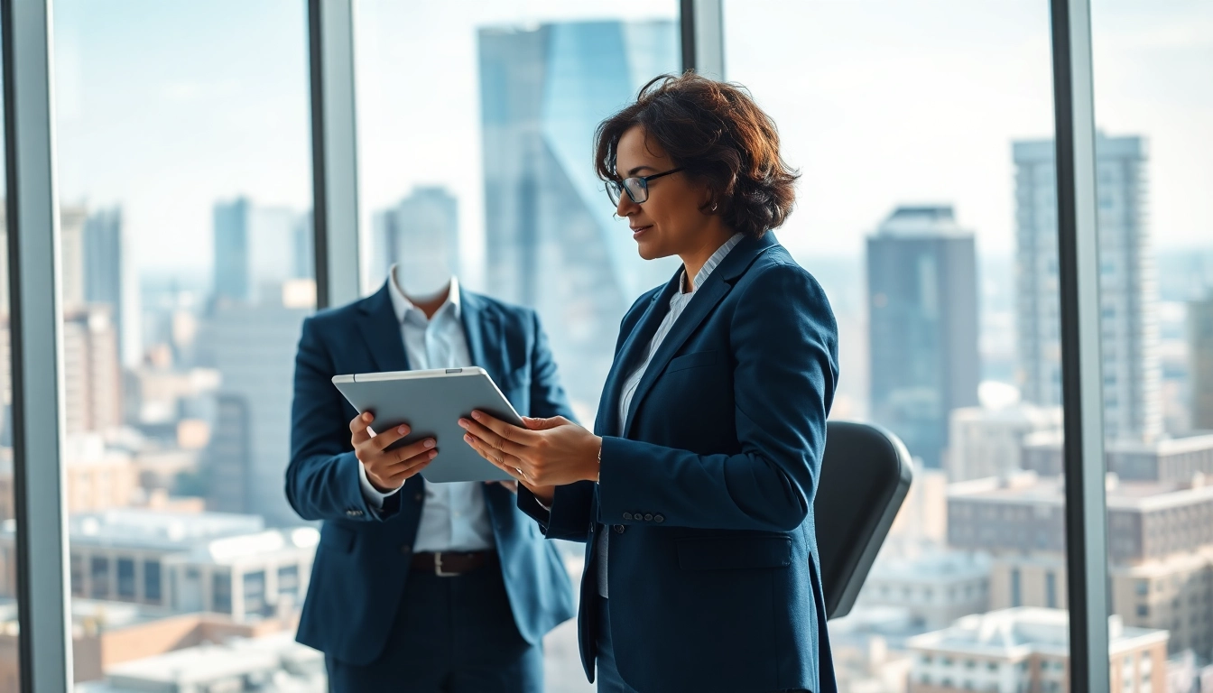 Engaging consultation on https://piraminds.com/category/business-consumer-services/ showcasing experts in a vibrant office.