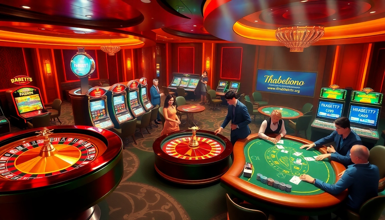 Experience the thrill of winning at https://thabet77.org/ with vibrant casino gameplay, roulette, and poker excitement.