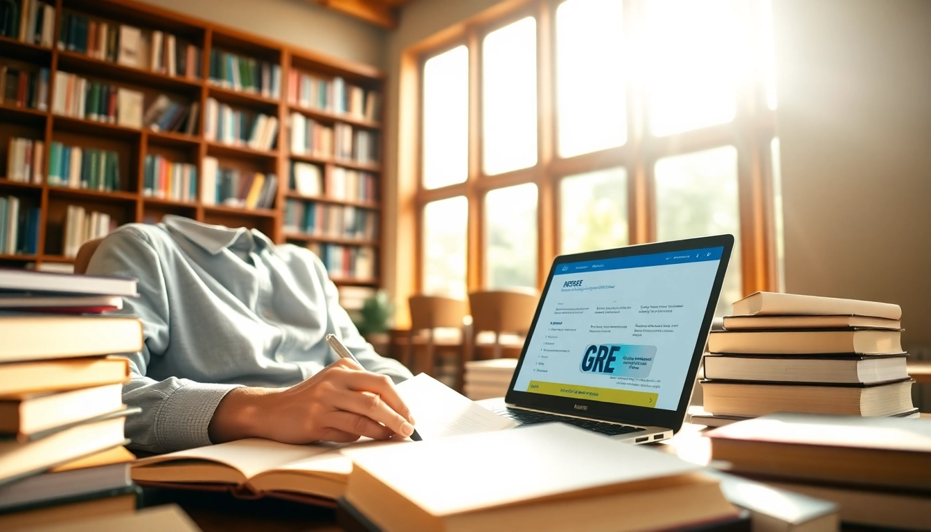 Pay someone to take gre for me in a cozy library while studying for exam preparation.