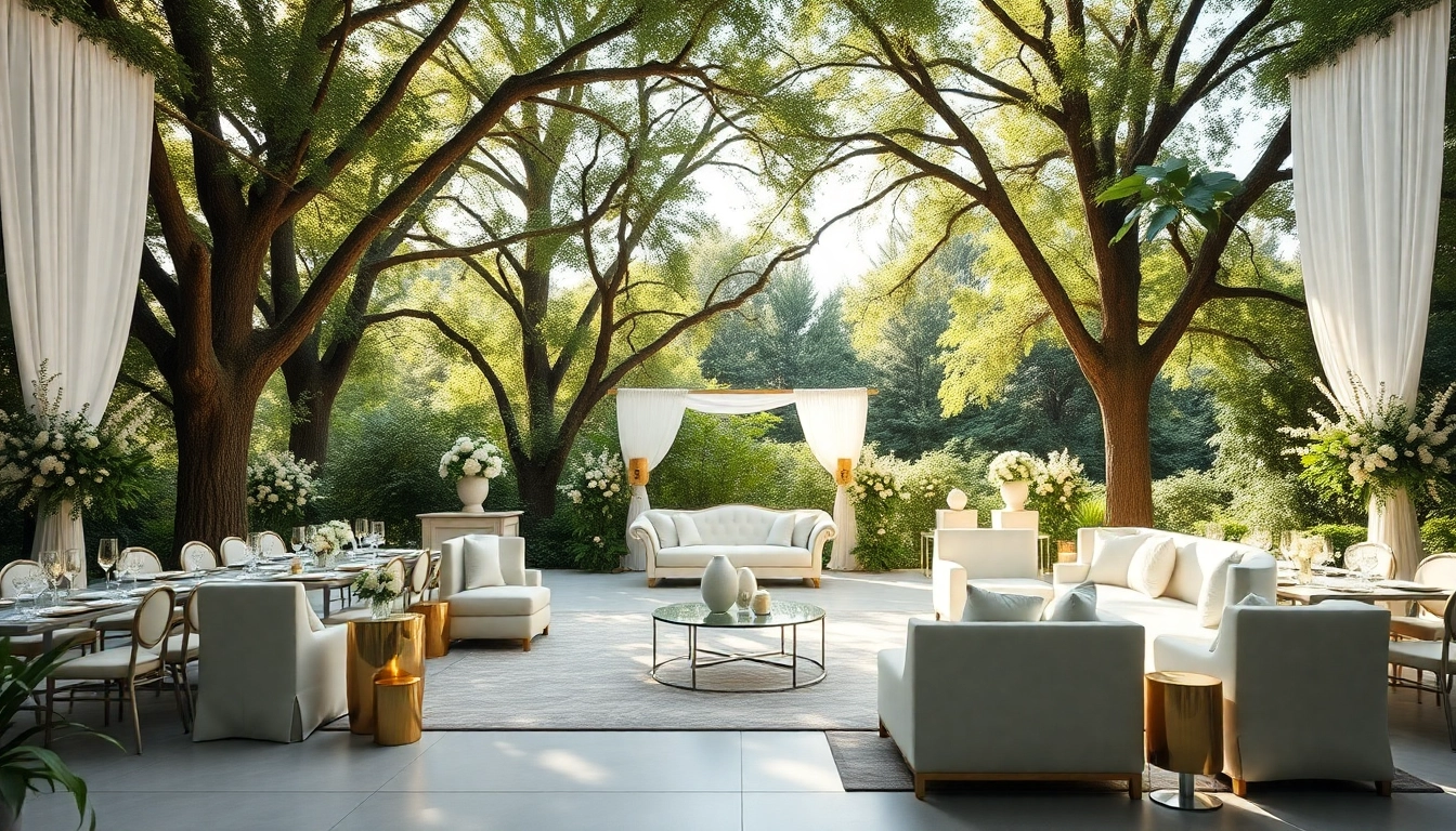 Stowe Venue Hire elegantly arranged for memorable events in a beautiful outdoor setting.