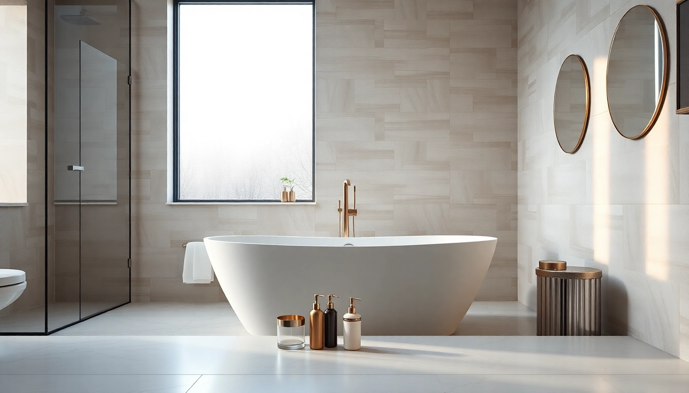 Discover stunning bathroom renovations near me featuring elegant fixtures and modern decor.