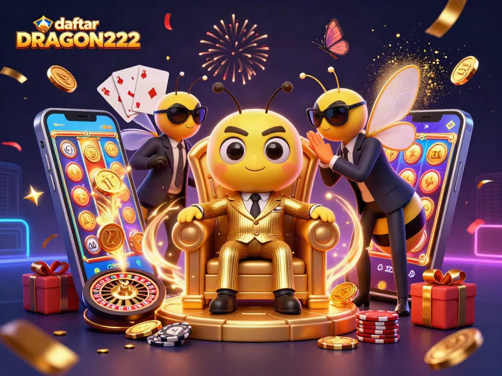 Experience exciting gameplay with daftar DRAGON222 as colorful slot games and jackpot features light up the scene.