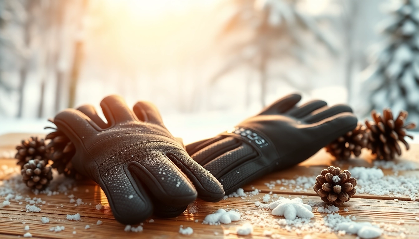 Explore the best winter gloves designed for warmth and style in a snowy setting.