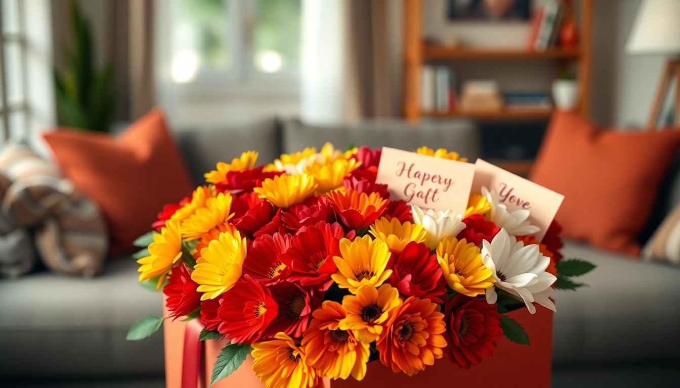 Surprise someone with delightful letterbox flowers arranged in a beautifully decorated box.