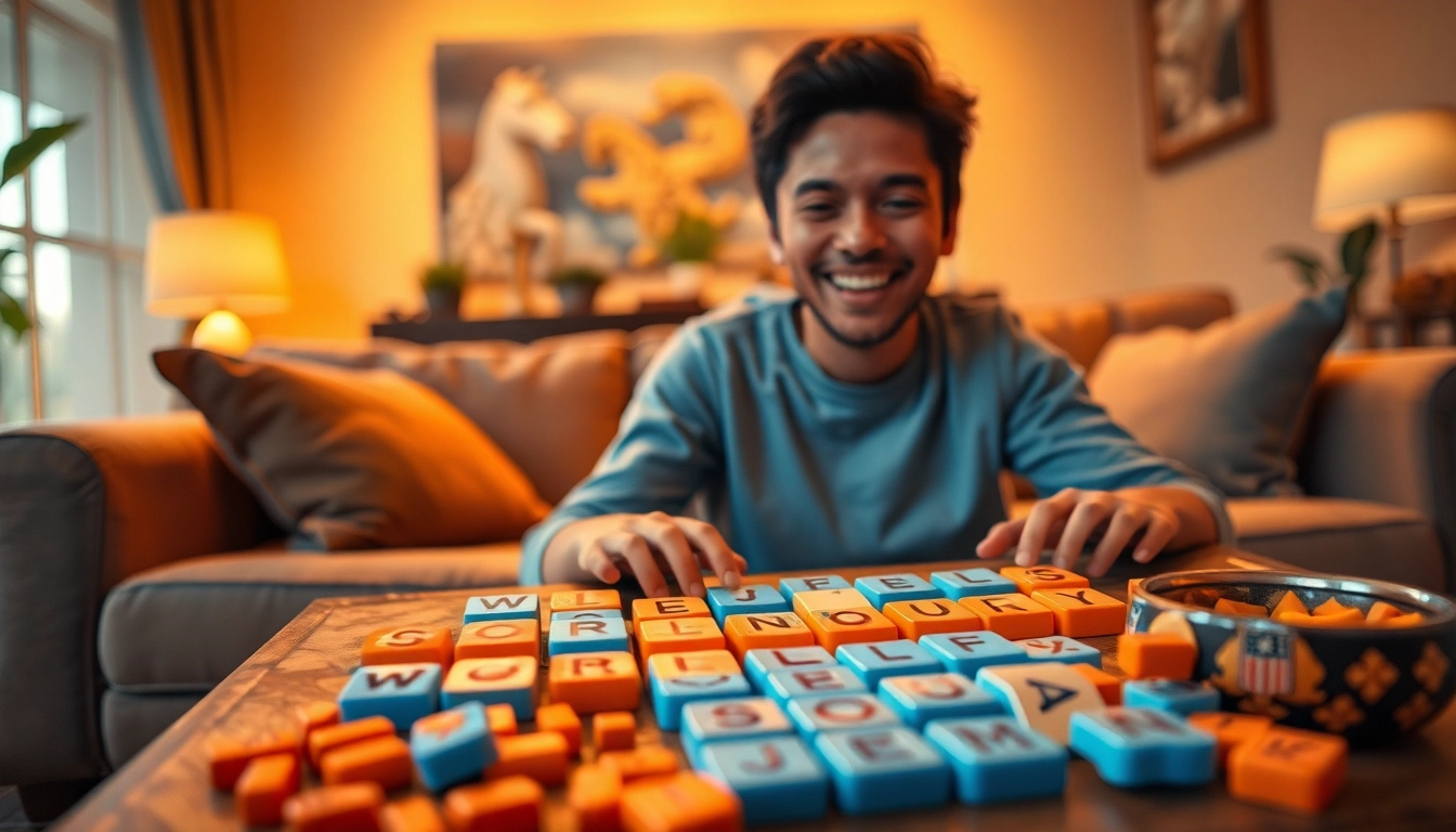 Engaging gameplay of Word Soup revealing colorful letters and word formations.