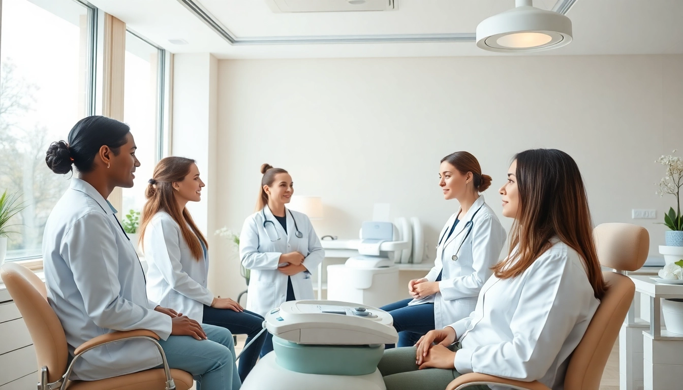 Kirkegaard Aesthetics team providing personalized consultations in a warm clinic environment.