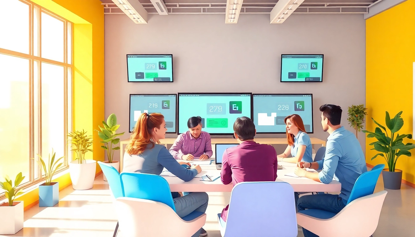 Erklärvideo erstellen mit einem kreativen Team in einem modernen Studio.