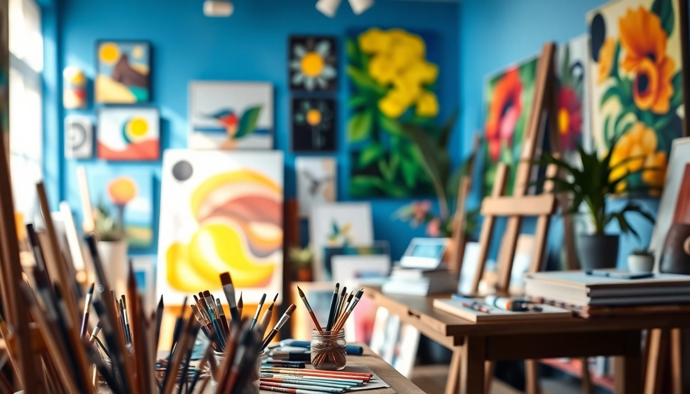 Découvrez l'art inspirant sur fredericjulien-design.fr avec des créations vibrantes et un espace artistique animé.