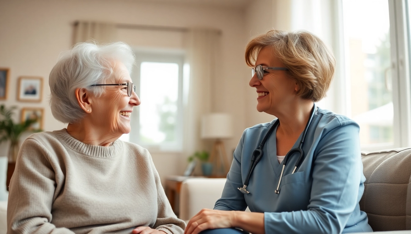 Engaging scene of senior care in Austin TX showcasing warmth and compassion.