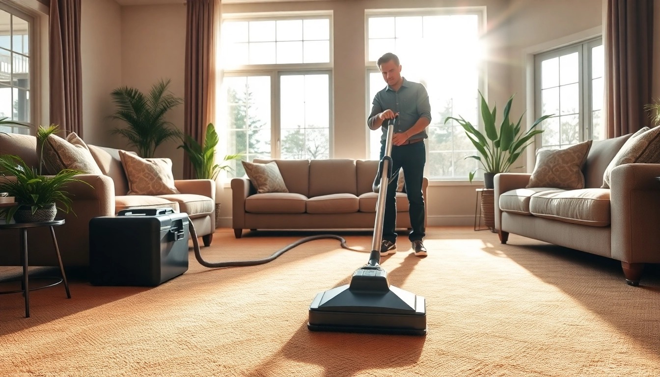 Efficient carpet cleaning roseville ca service in action, revitalizing a home's carpets.