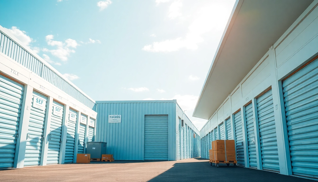 Discover self storage units in a well-organized facility showcasing security and accessibility.