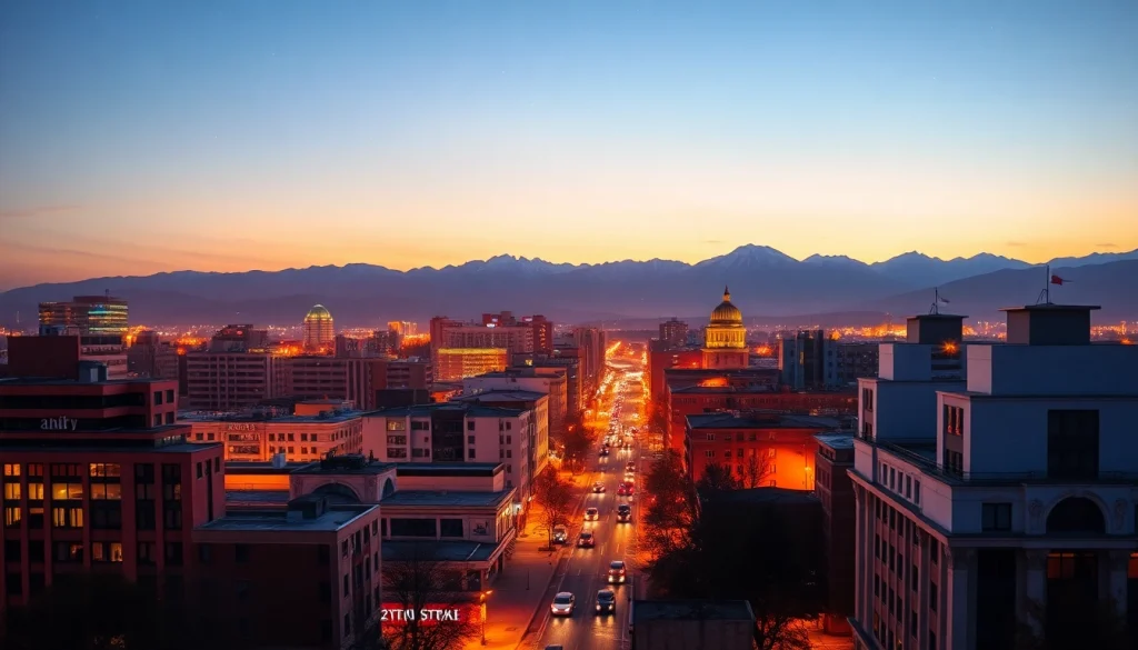 Vibrant view of Almaty cityscape highlighting its blend of modernity and tradition at https://albmaftoh.com.