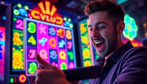 Mainkan virus4d slot dengan penuh semangat di tablet yang penuh warna.