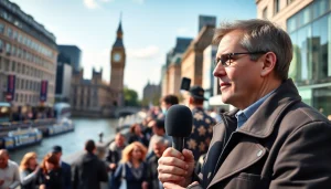 Reporter's coverage on https://diknews.co.uk/london-news/, highlighting London's bustling urban life.