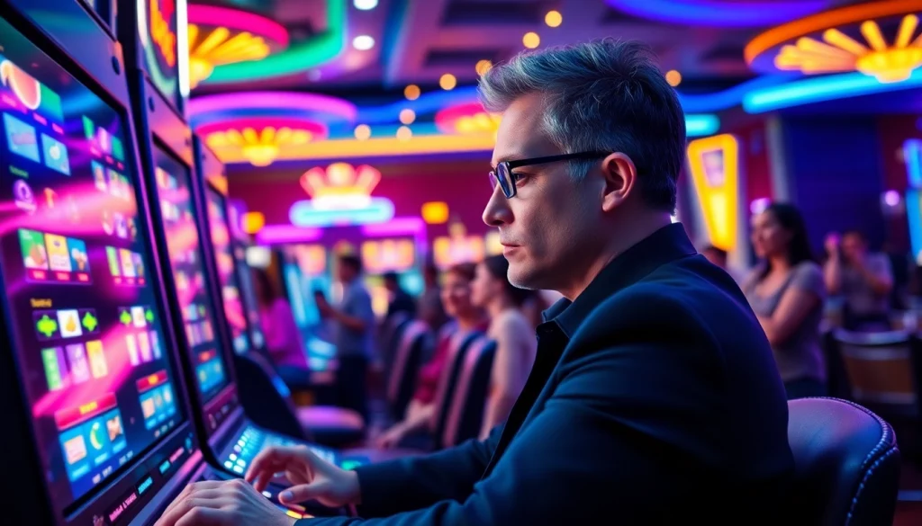 Menangkan slot gacor dengan pemain profesional berfokus di mesin slot modern.