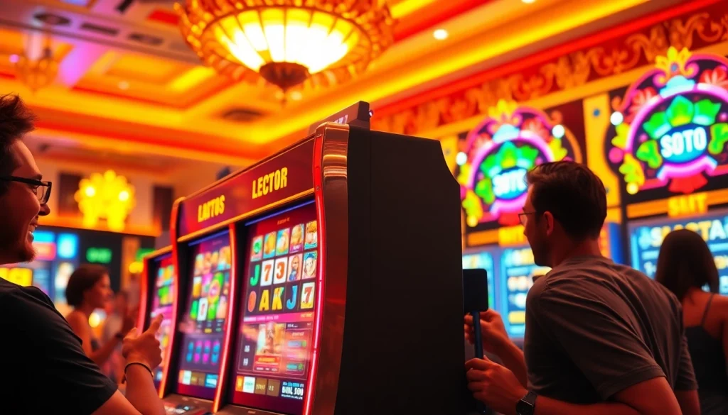 Menangkan permainan bro138 slot dengan mesin klasik yang penuh warna dan antusias pemain.